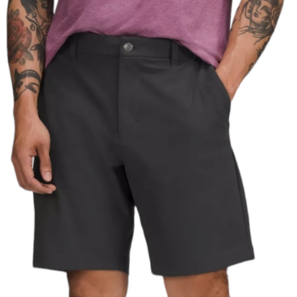 Lululemon Men's Black Classic Fit Chino Shorts size 34